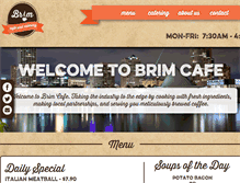 Tablet Screenshot of brim-cafe.com